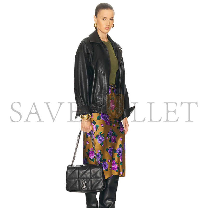 YSL JAMIE 4.3 MEDIUM IN LAMBSKIN 809696AAFQQ1000 (29*21*9.5cm)